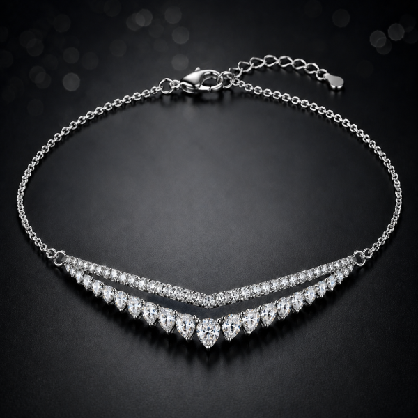 腳鍊→鑽石 